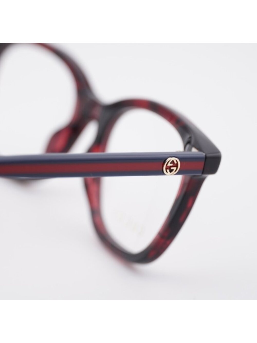 Gucci GG1864O 003 Eyeglasses Red Havana 50mm Square Frame - Picture 11 of 12